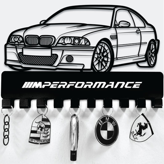 BMW E46 M3 CSL MOD STEEL / METAL KEYHOLDER