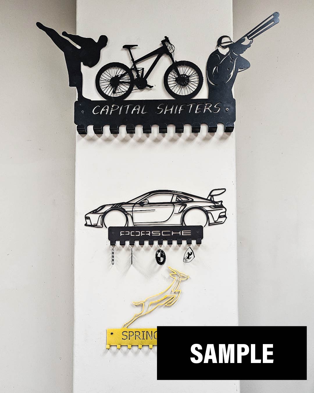 BMW E30 M3 MOD STEEL / METAL KEYHOLDER