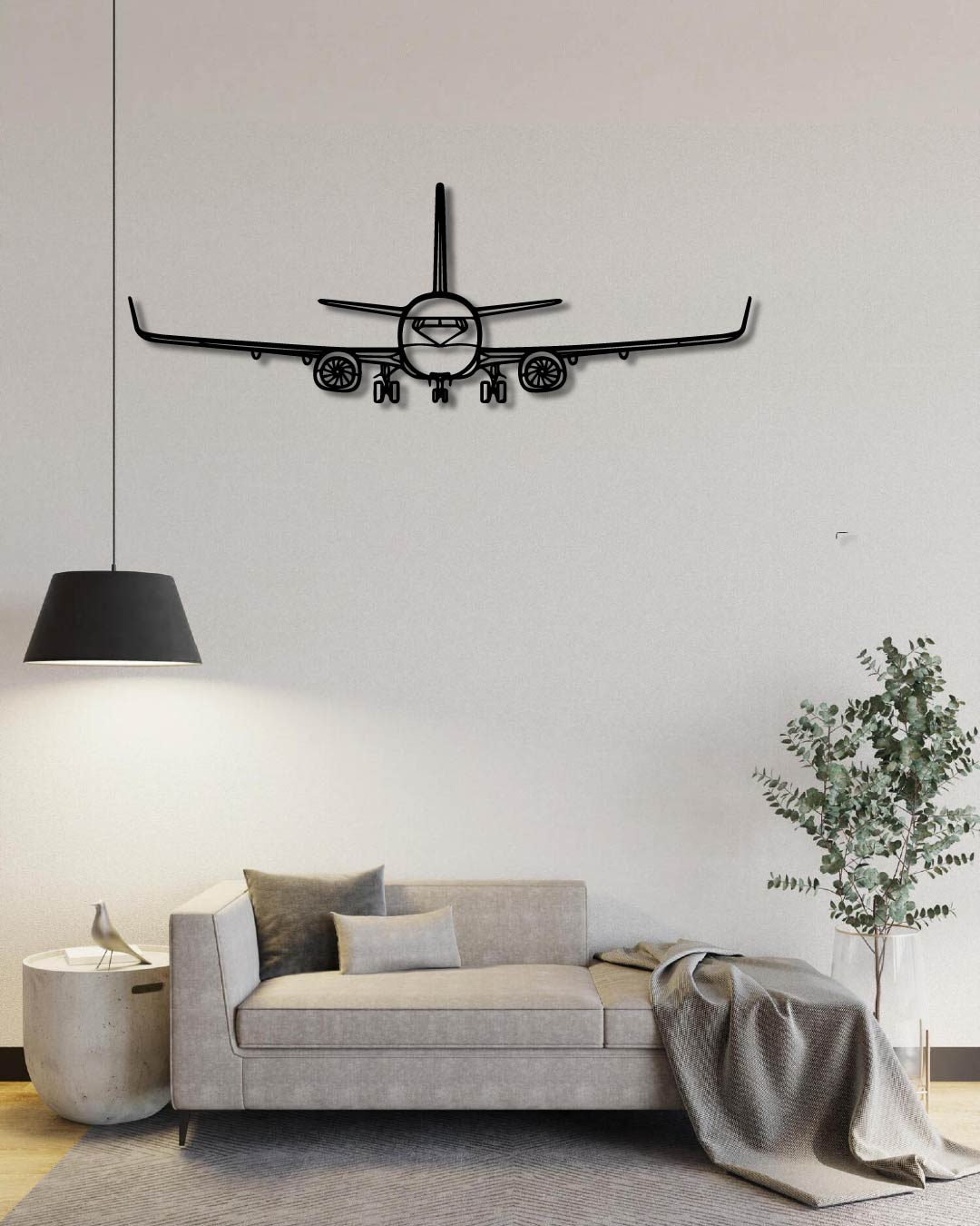 737-800NG Front Metal Wall Art