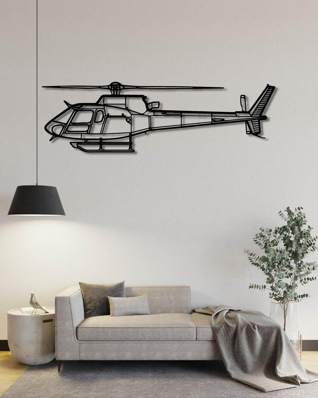 AS 350 B3 Metal Wall Art