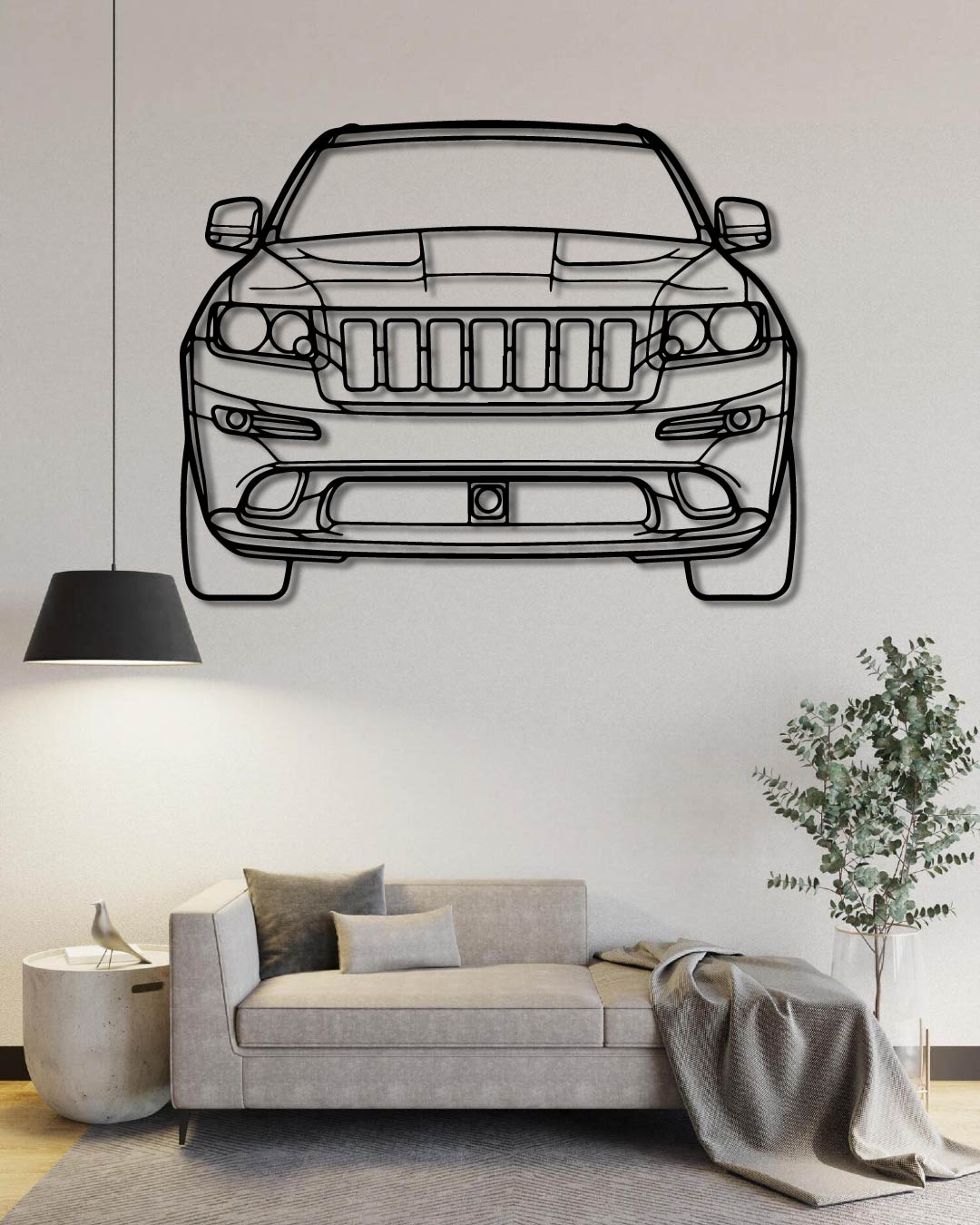 Jeep Cherokee SRT8 2012 Front Perspetive Metal Wall Art