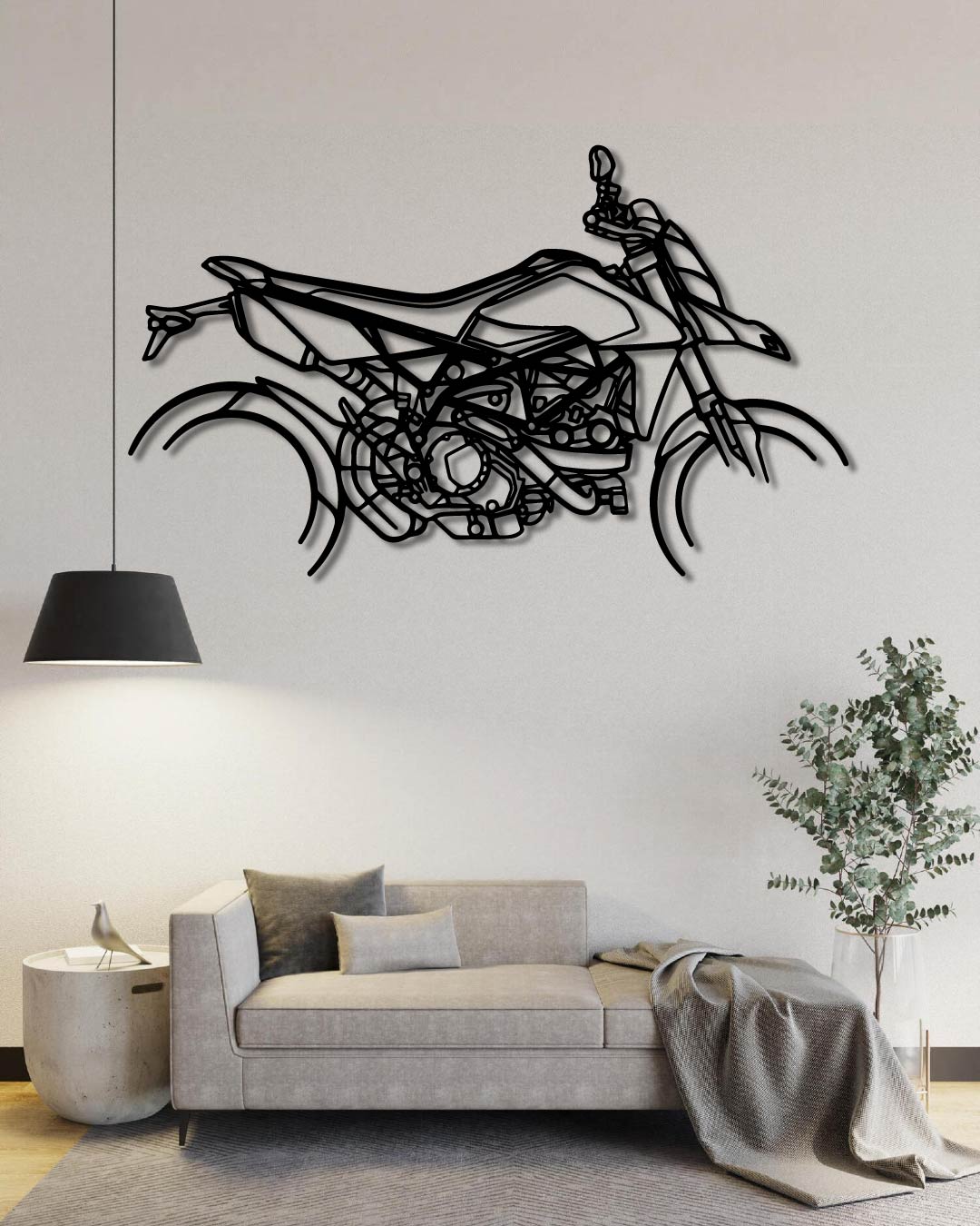 Hyper motard 950 RVE Metal Wall Art