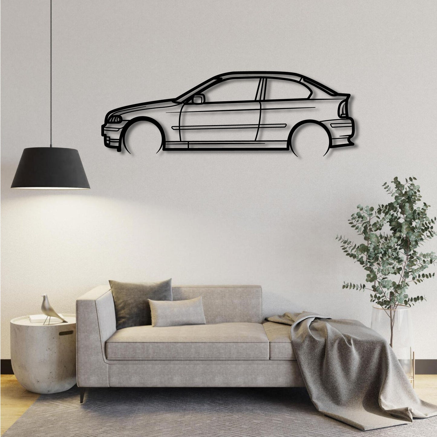 BMW E36 3 SERIES COMPACT 323TI METAL WALL ART