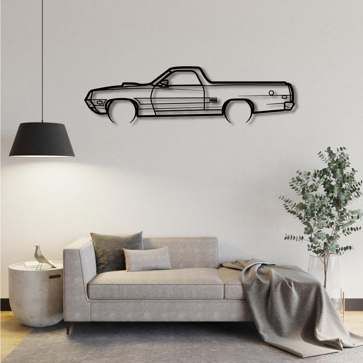 1970 FORD RANCHERO SQUIRE METAL WALL ART