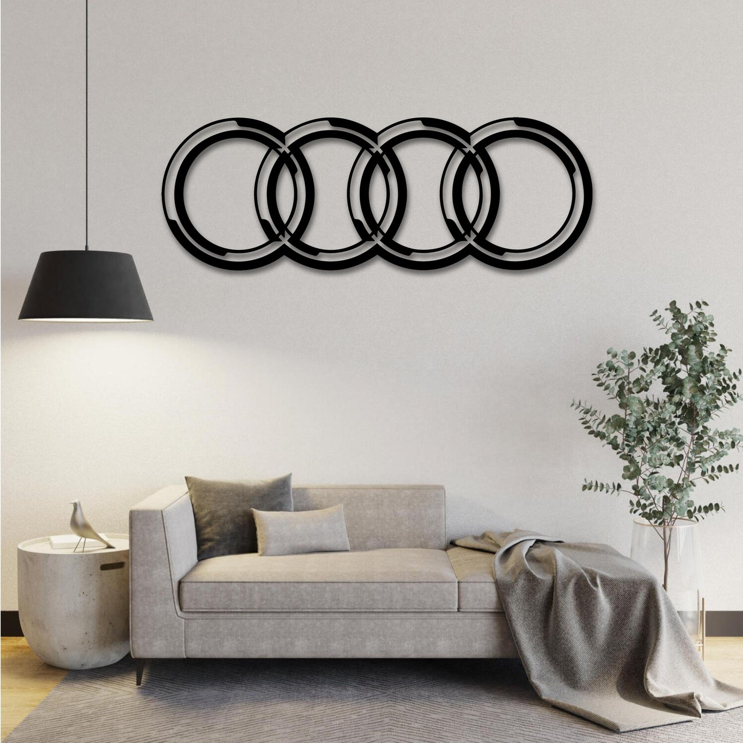 AUDI F1 TEAM LOGO METAL WALL ART