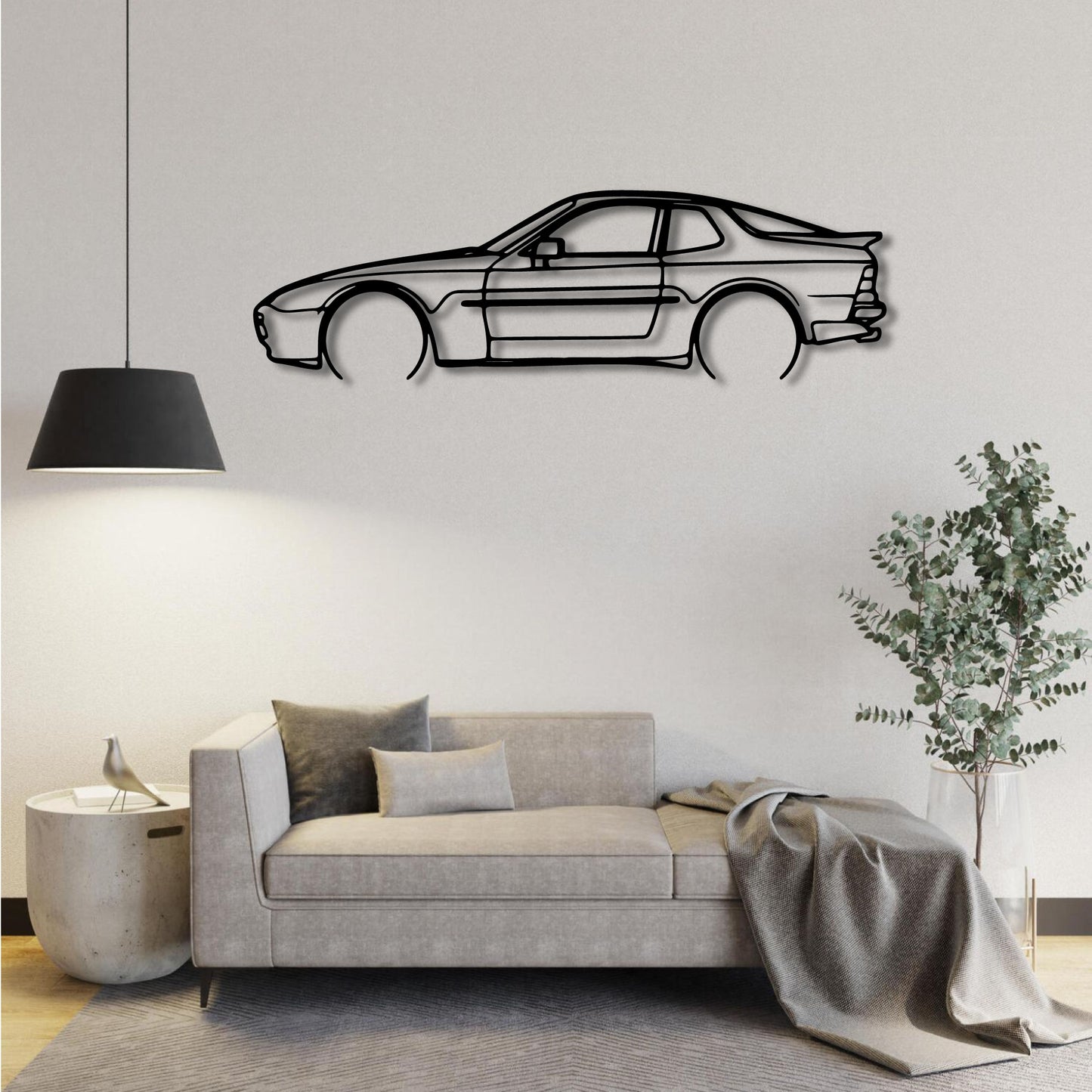 PORSCHE 944 COUPE METAL WALL ART