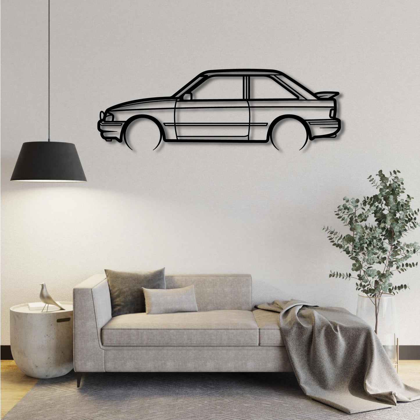 FORD ESCORT XR3I METAL WALL ART