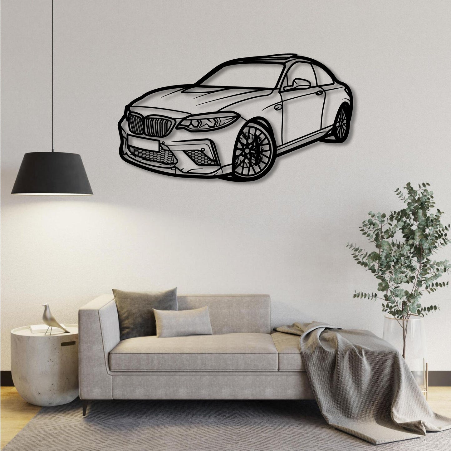 BMW M2 F87 PERSPECTIVE 2 METAL WALL ART