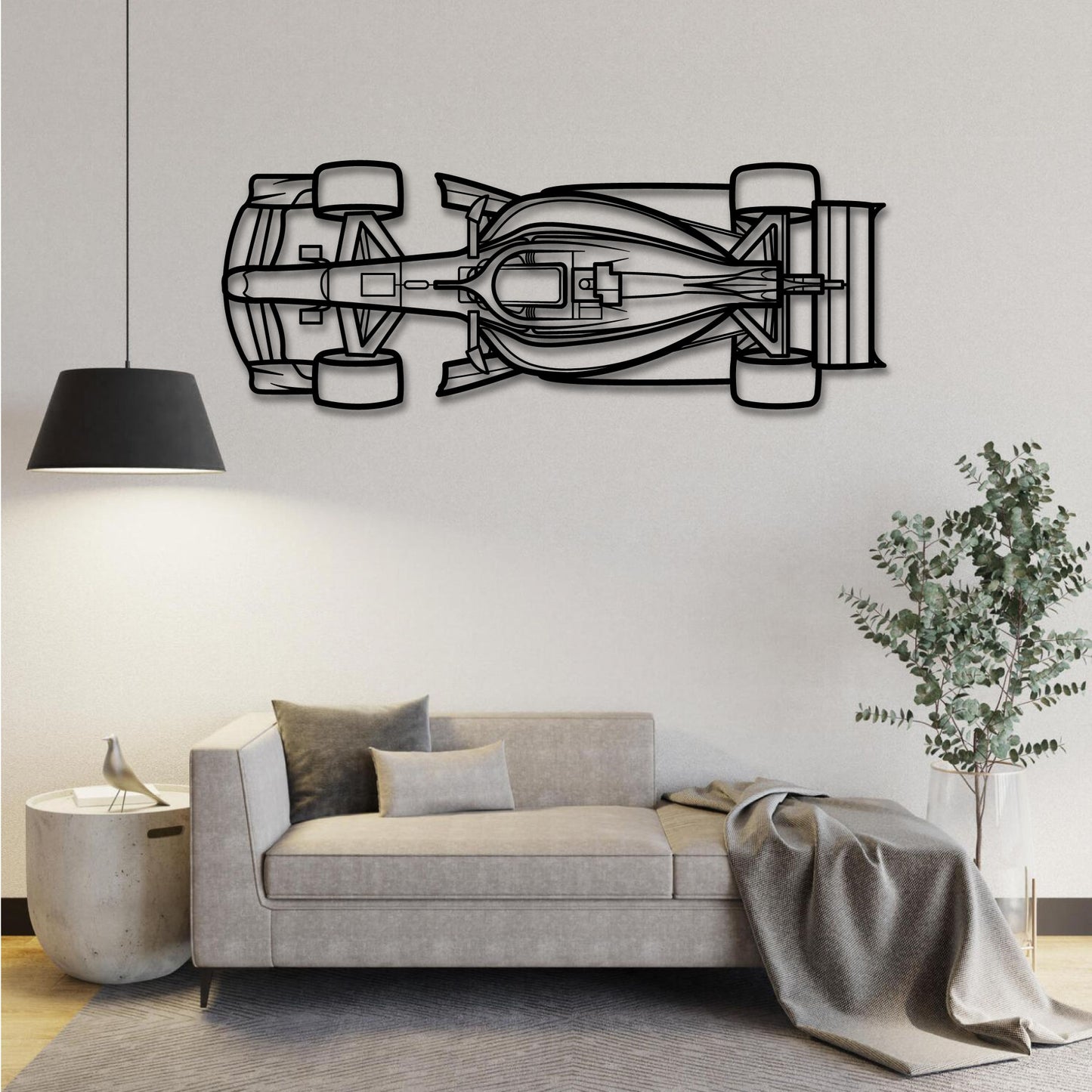 F1 2026 TOP VIEW Metal Wall Art