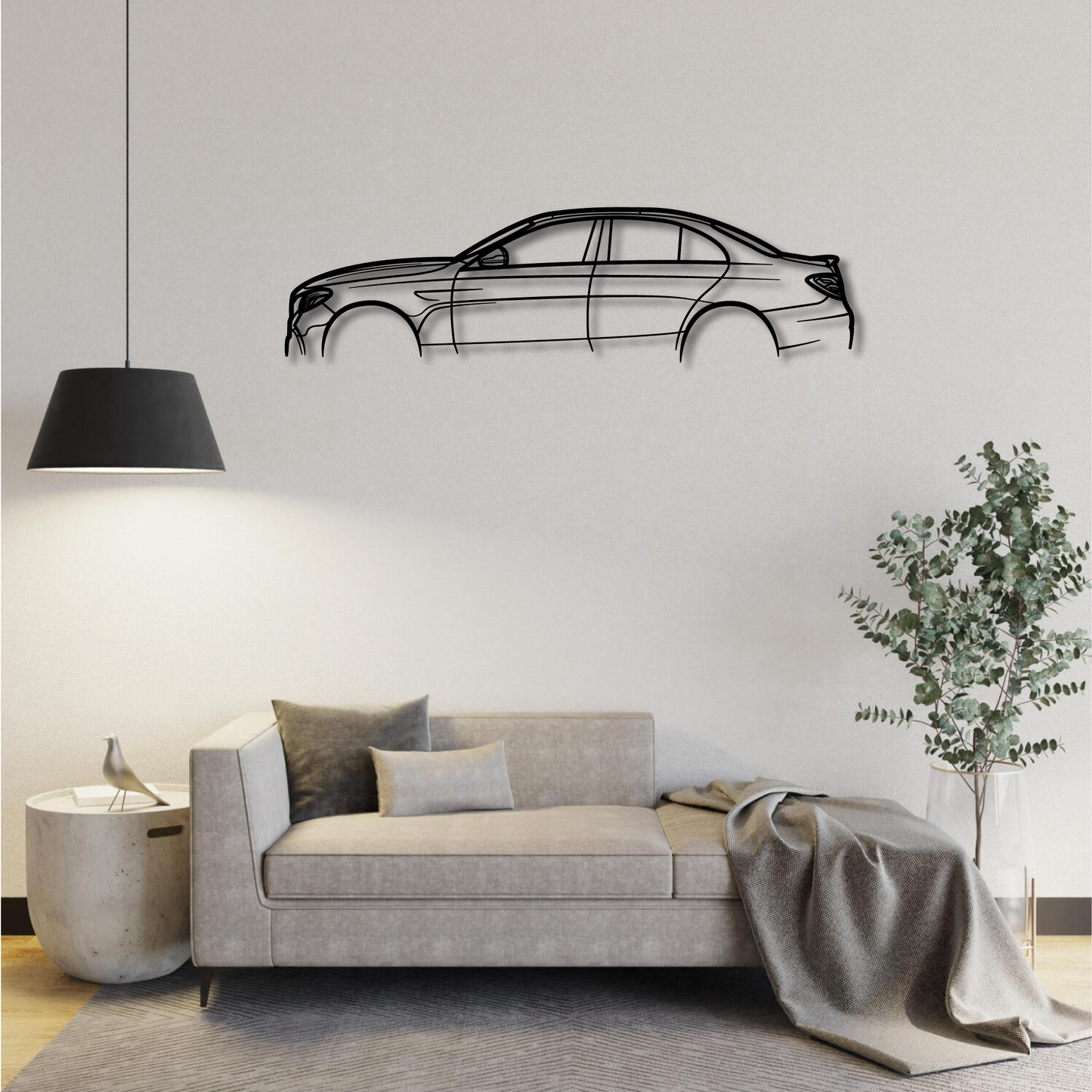 MERCEDES BENZ W215 E63 AMG METAL WALL ART
