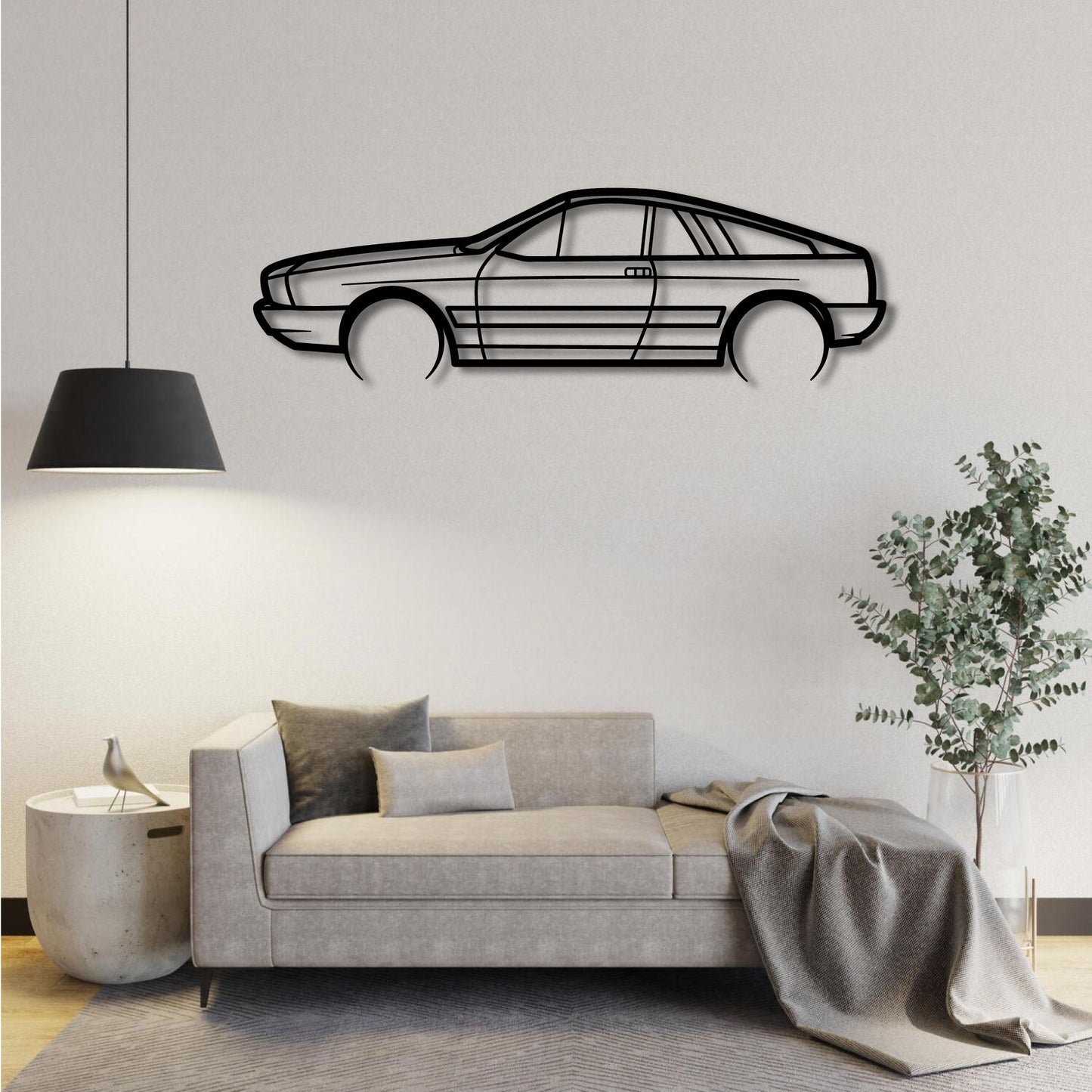 LANCIA MONTECARLO COUPE 1980 METAL WALL ART