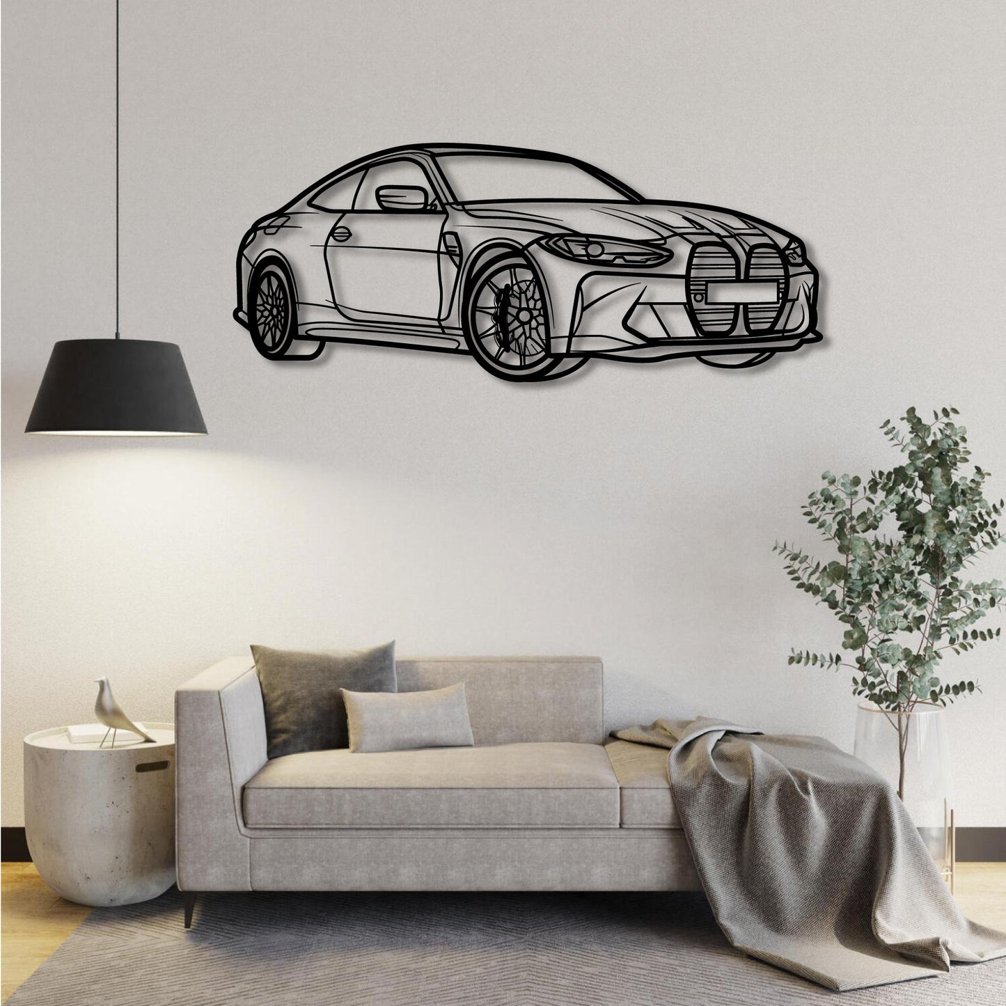 BMW G62 M4 PERSPECTIVE METAL WALL ART