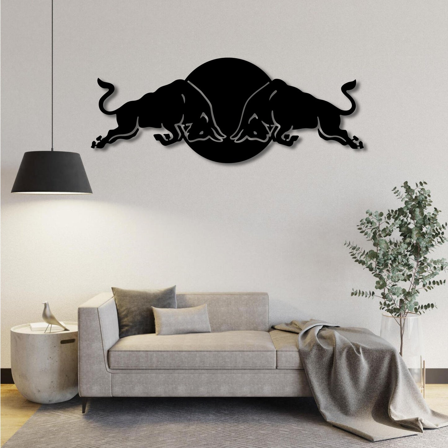 REDBULL F1 TEAM LOGO METAL WALL ART