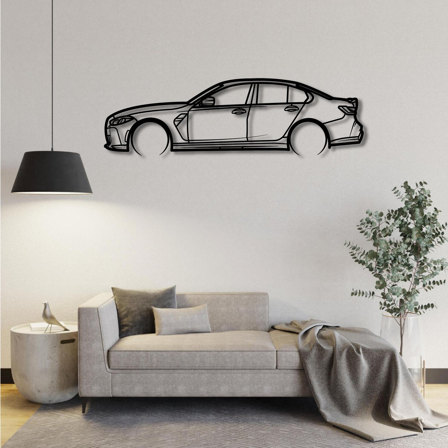 BMW G80 M3 DETAILED METAL WALL ART