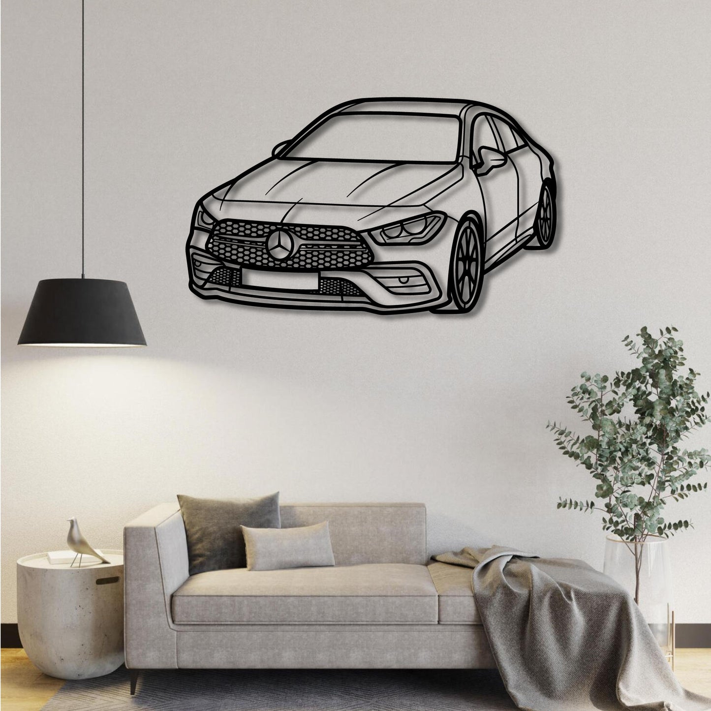 MERCEDES-AMG CLA 35 PERSPECTIVE METAL WALL ART