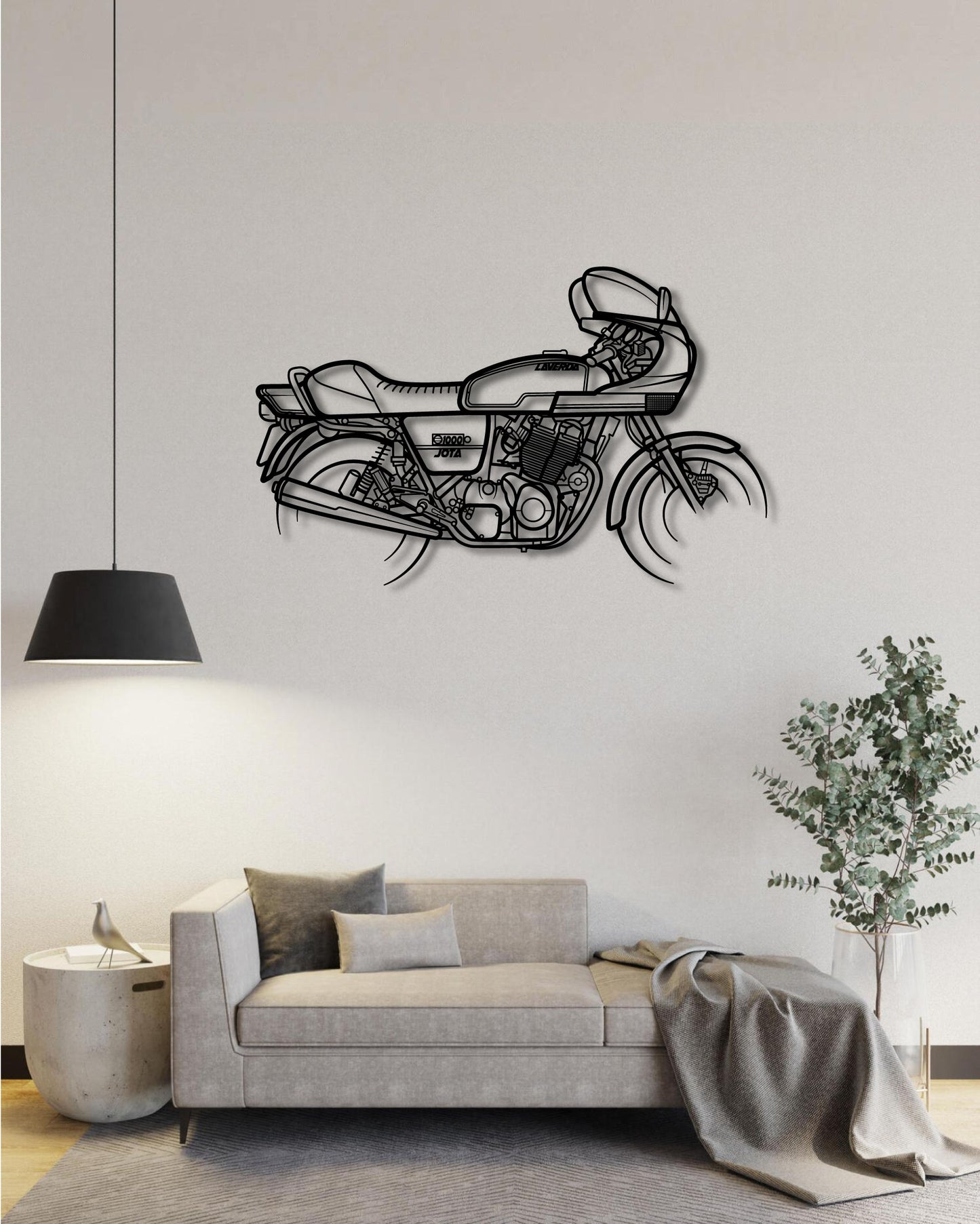 1970s LAVERDA 1000 JOTA Metal Wall Art