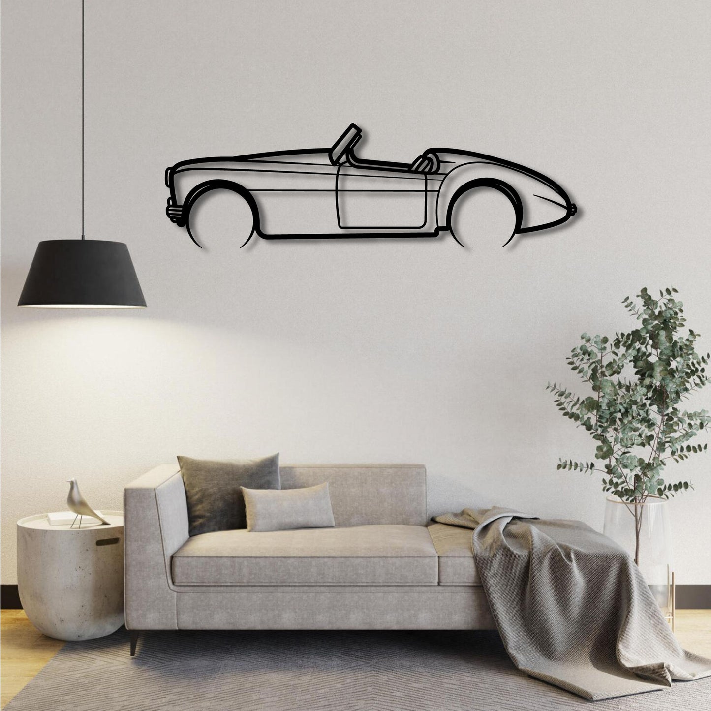MGA 1500 ROADSTER 1956 METAL WALL ART