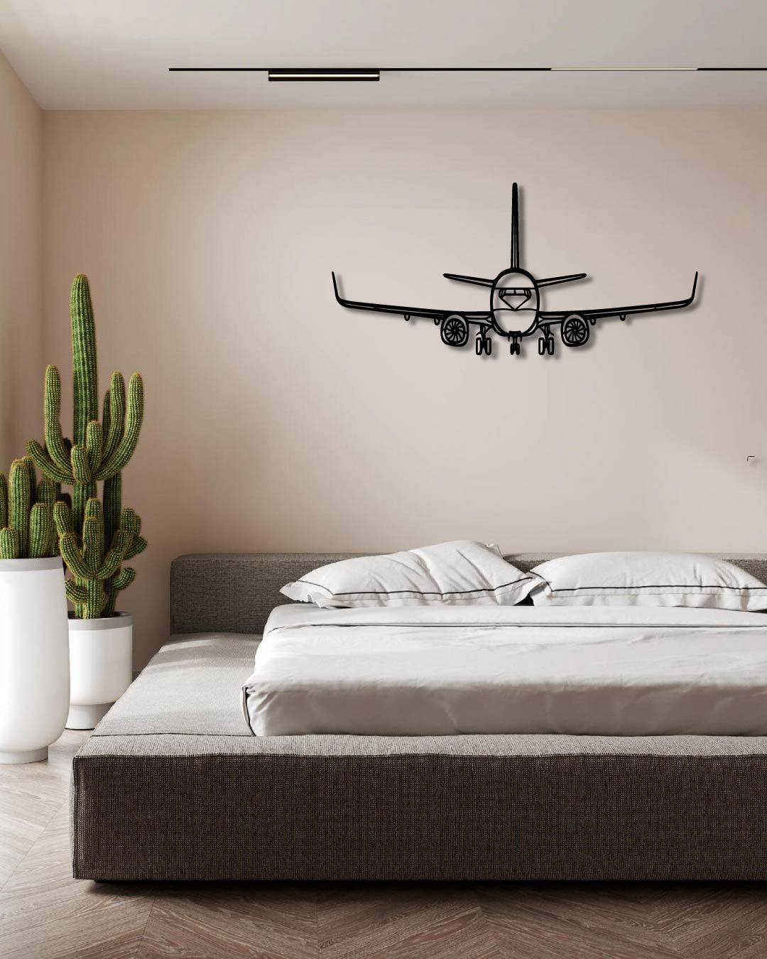 737-800NG Front Metal Wall Art