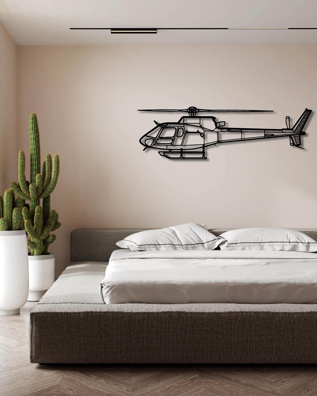 AS 350 B3 Metal Wall Art