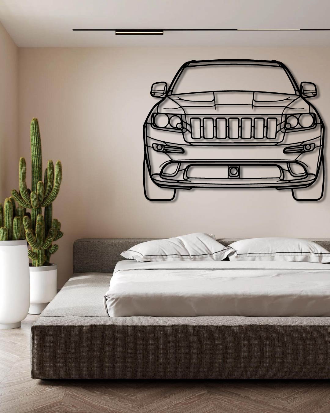 Jeep Cherokee SRT8 2012 Front Perspetive Metal Wall Art