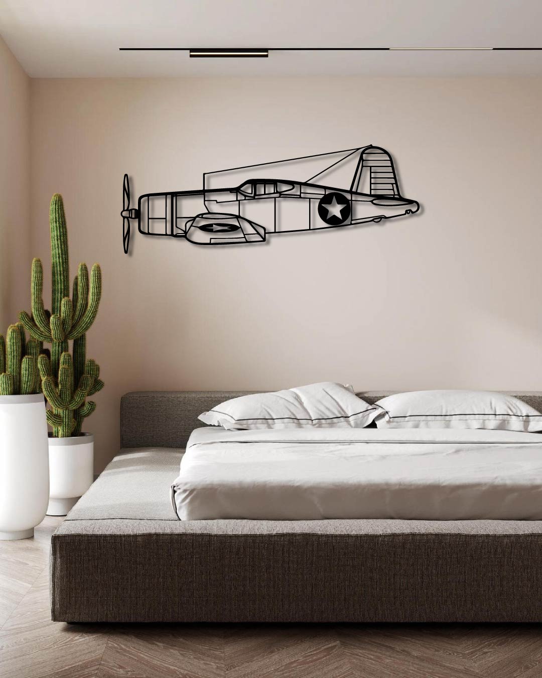 F4U Corsair Metal Wall Art