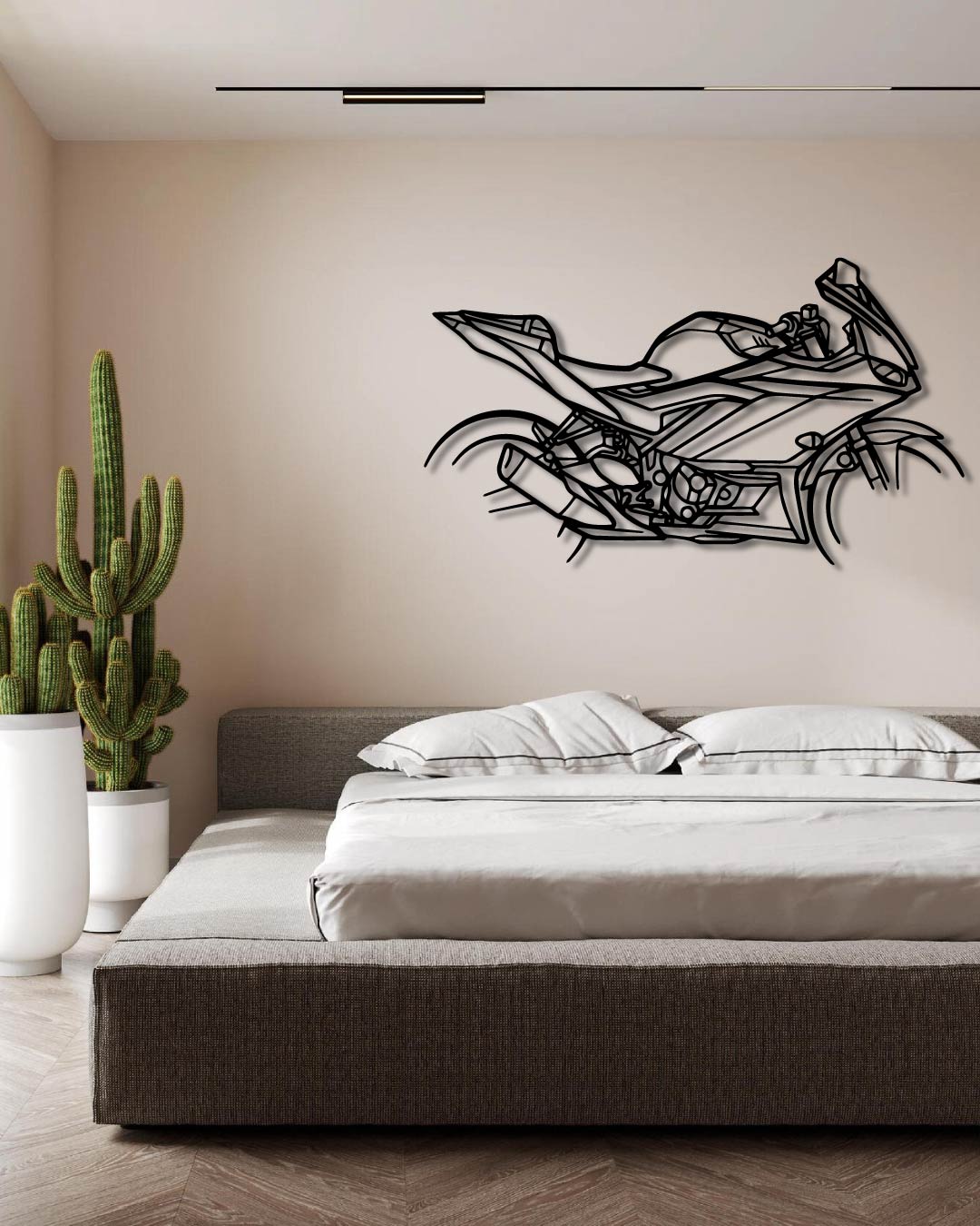 R3 Silhouette Metal Wall Art