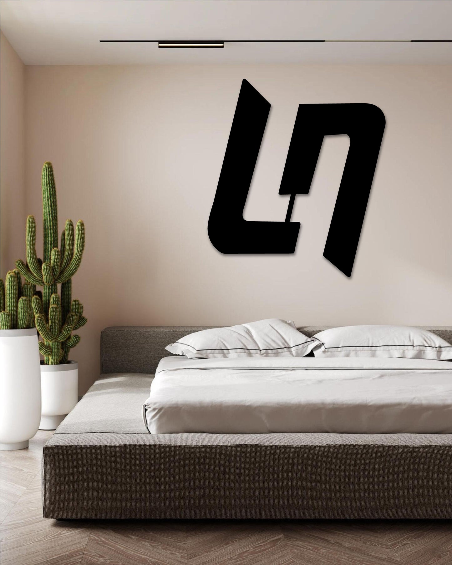 F1 LANDO NORRIS LOGO METAL WALL ART