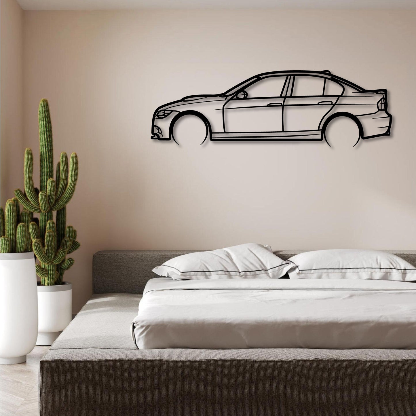 BMW E90 M3 DETAILED METAL WALL ART