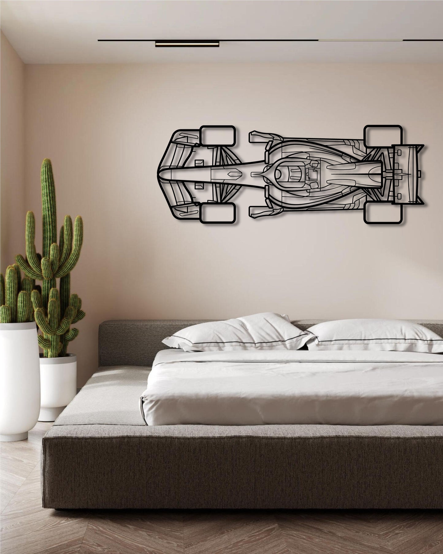 2026 REDBULL F1 TOP VIEW Metal Wall Art