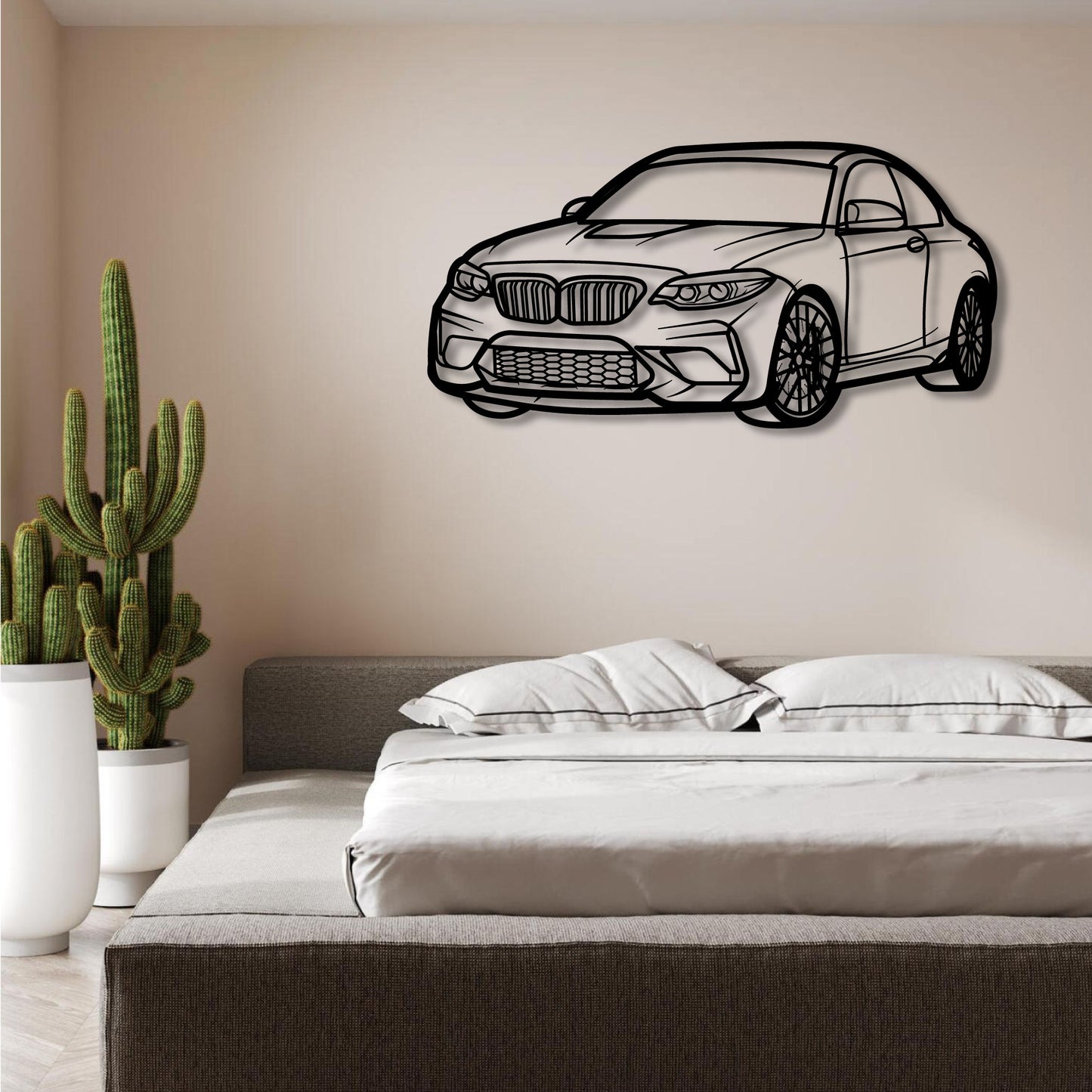 BMW M2 F87 PERSPECTIVE 1 METAL WALL ART