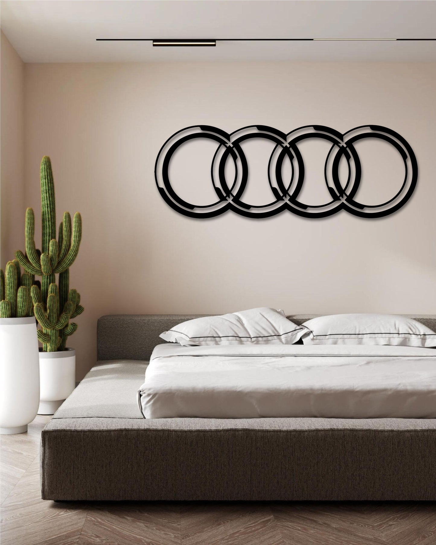 AUDI F1 TEAM LOGO METAL WALL ART