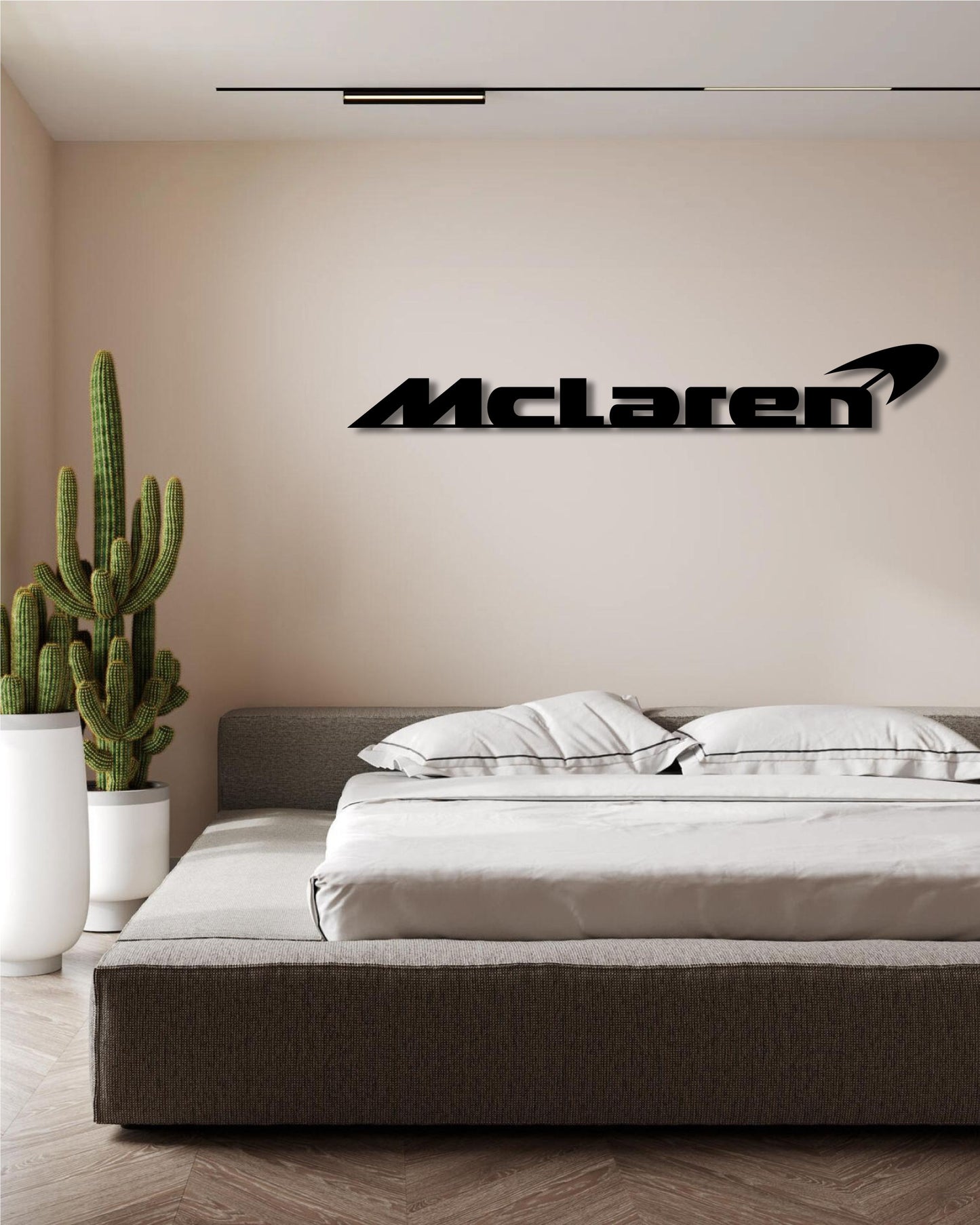 MCLAREN F1 TEAM LOGO METAL WALL ART