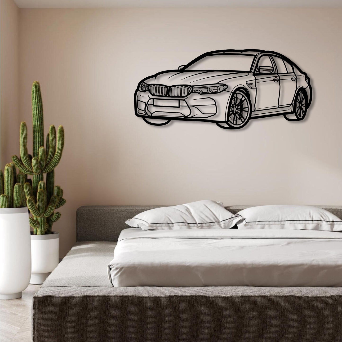 BMW M5 F90 PERSPECTIVE METAL WALL ART