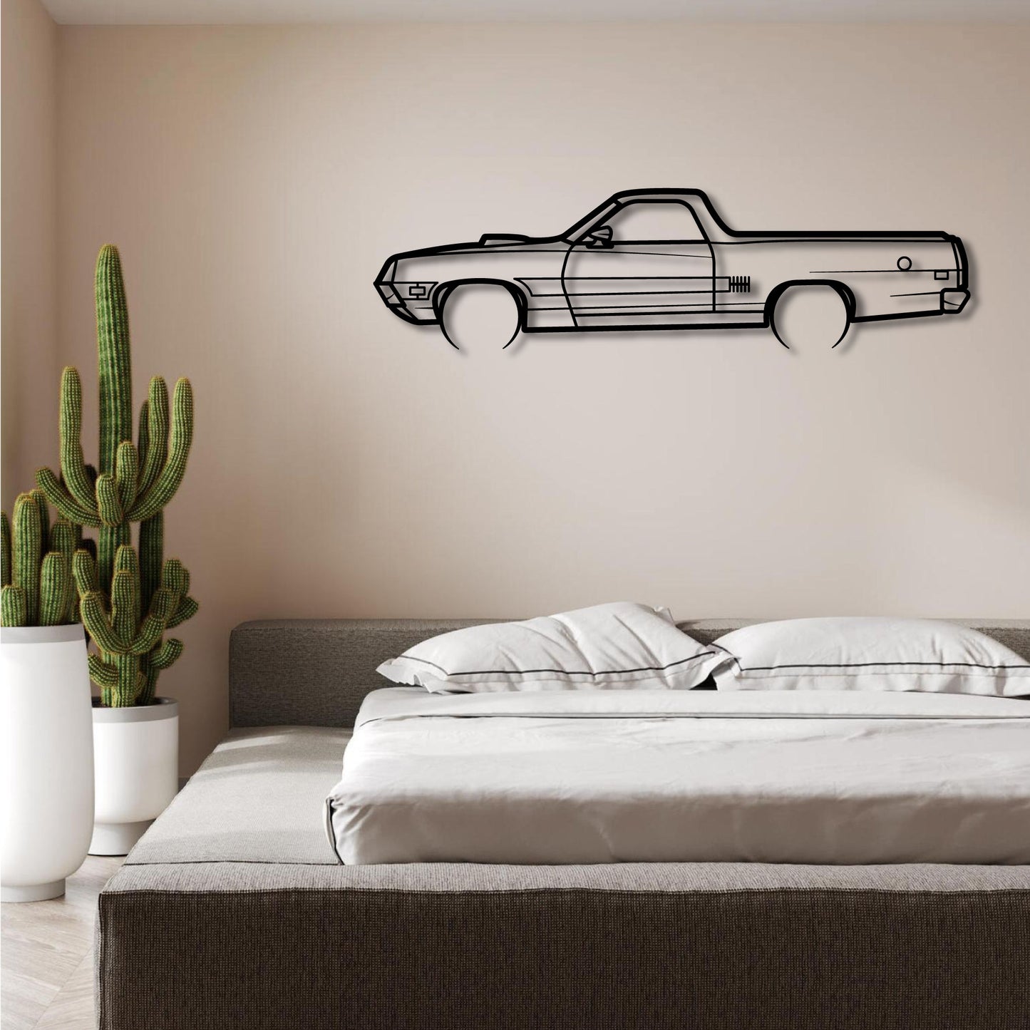 1970 FORD RANCHERO SQUIRE METAL WALL ART