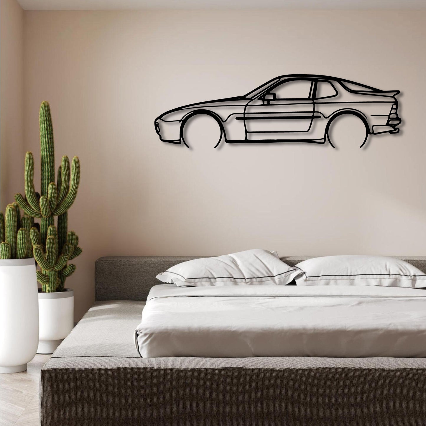 PORSCHE 944 COUPE METAL WALL ART