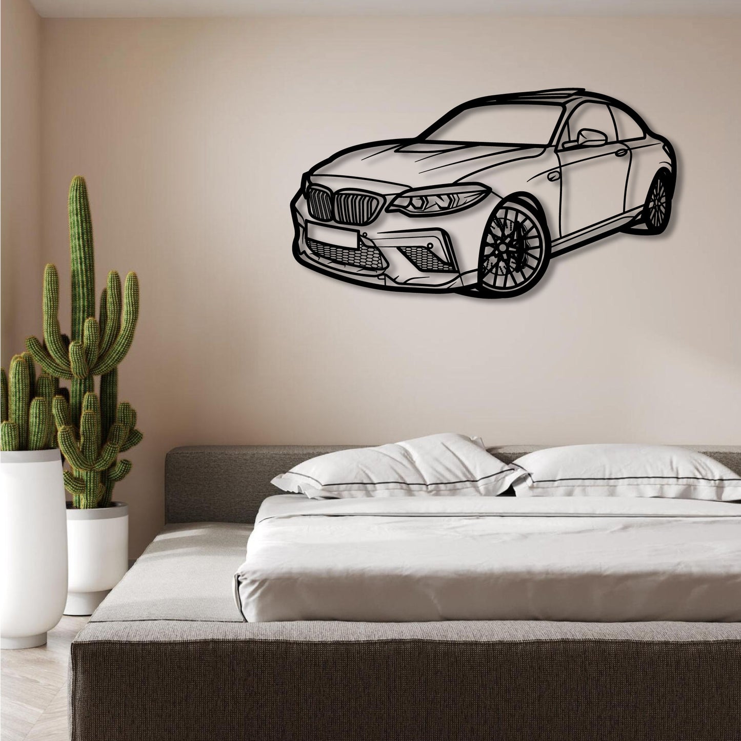 BMW M2 F87 PERSPECTIVE 2 METAL WALL ART