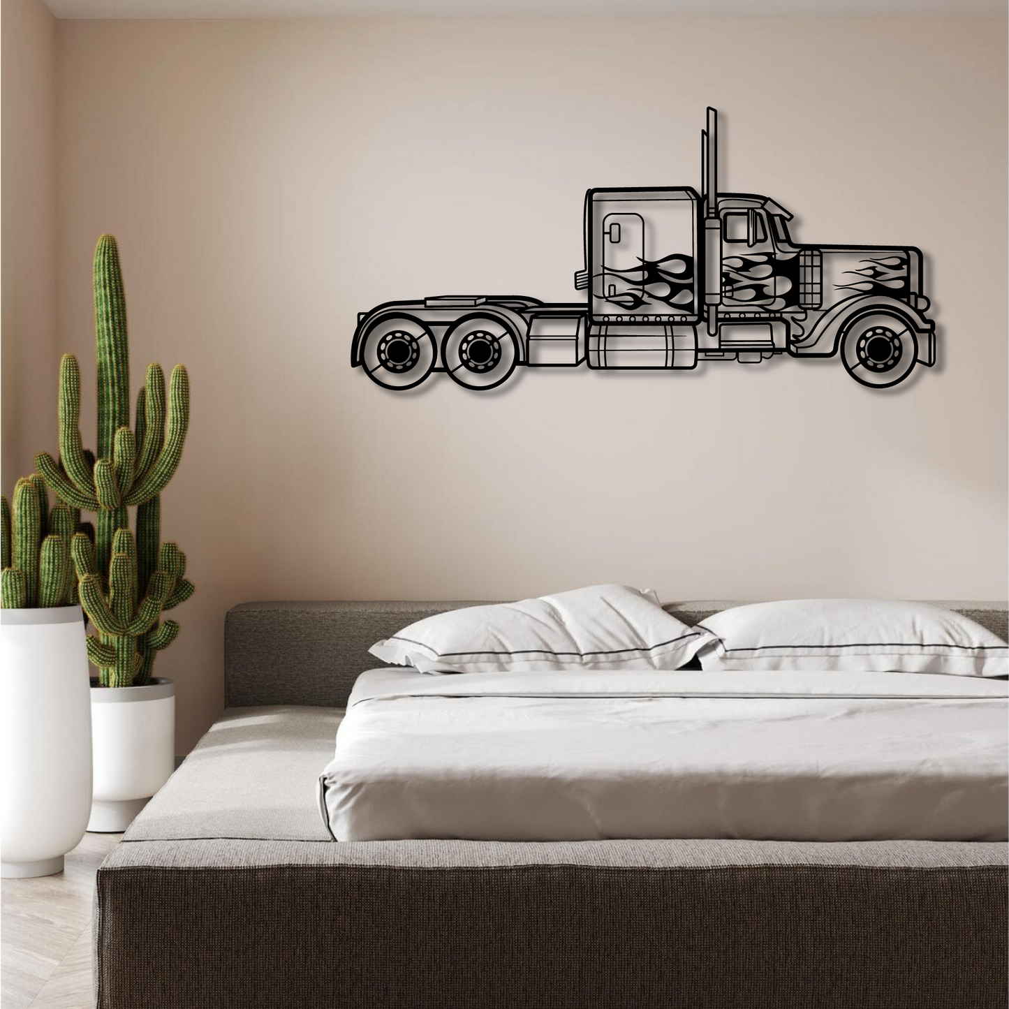 TRANSFORMERS OPTIMUS PRIME T1 TRUCK METAL WALL ART