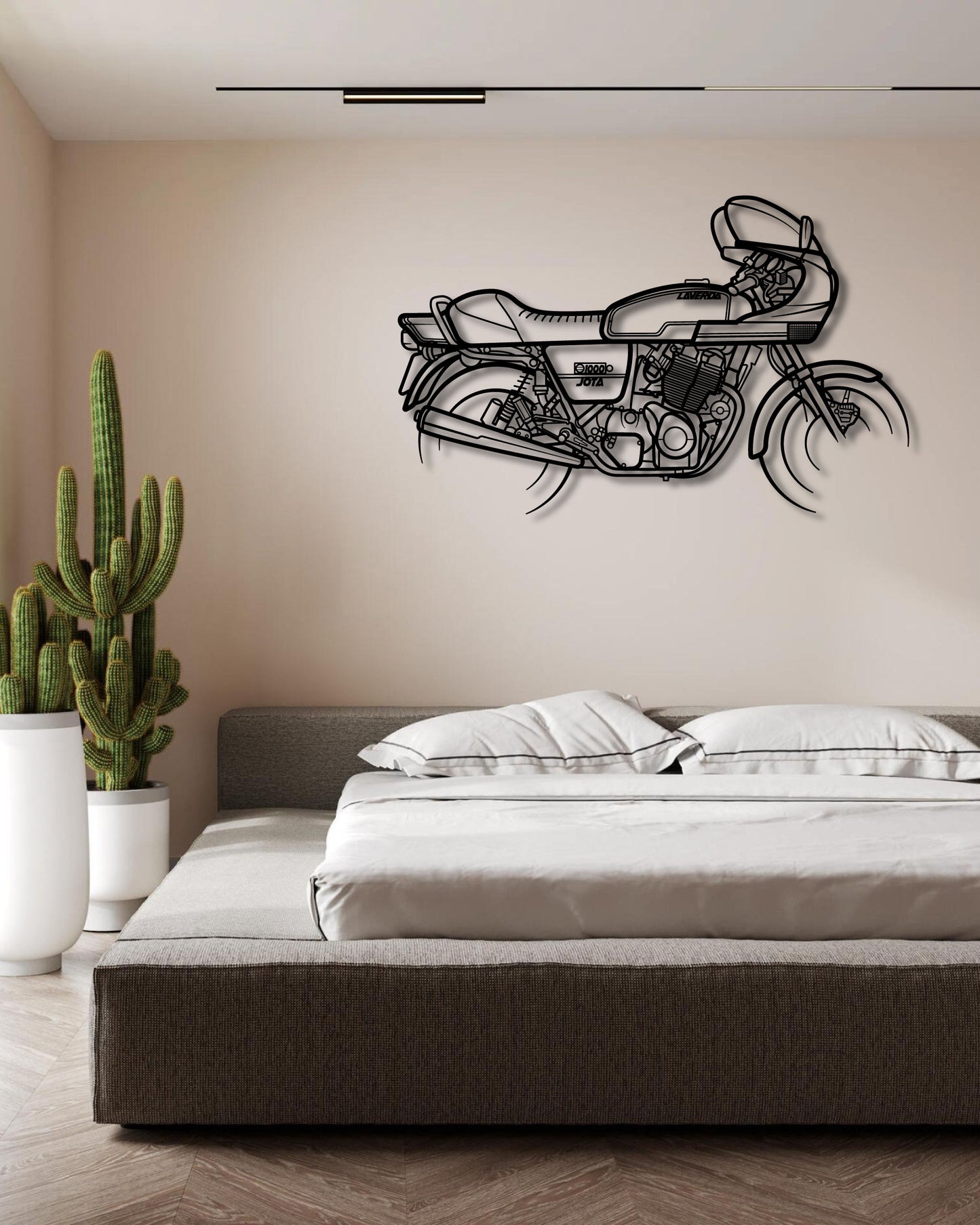 1970s LAVERDA 1000 JOTA Metal Wall Art
