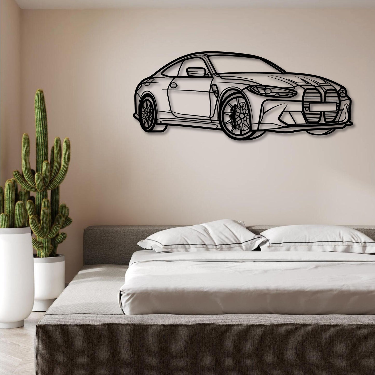 BMW G62 M4 PERSPECTIVE METAL WALL ART