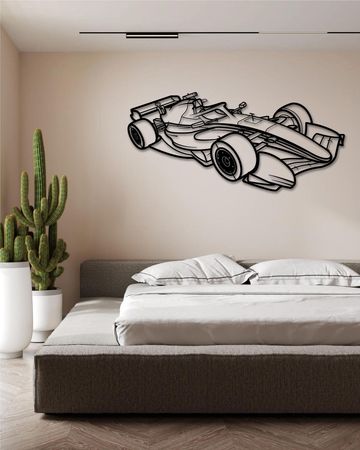F1 2026 PERSPECTIVE ANGLE Metal Wall Art