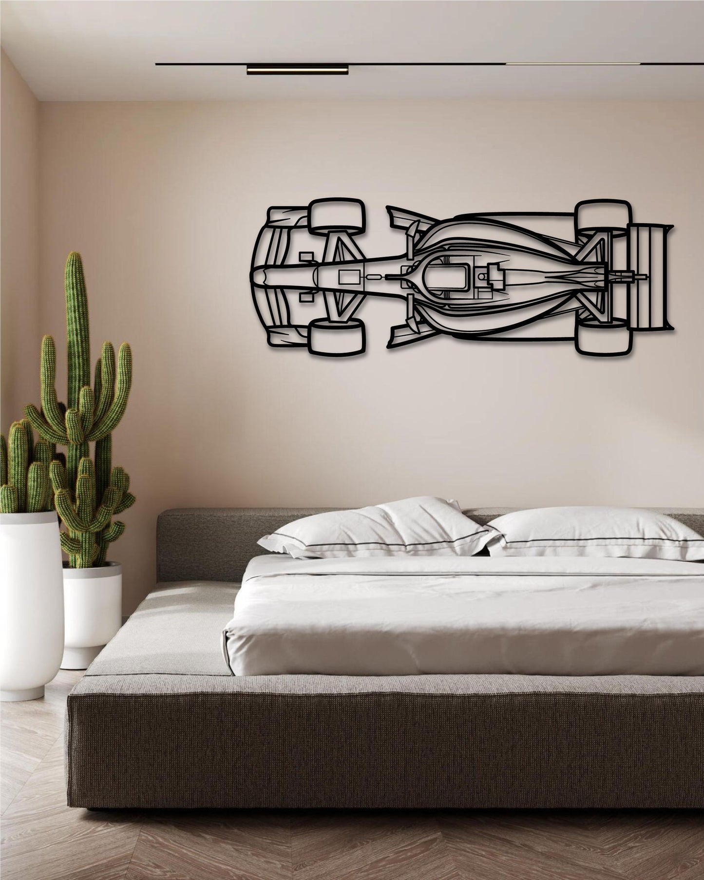 F1 2026 TOP VIEW Metal Wall Art