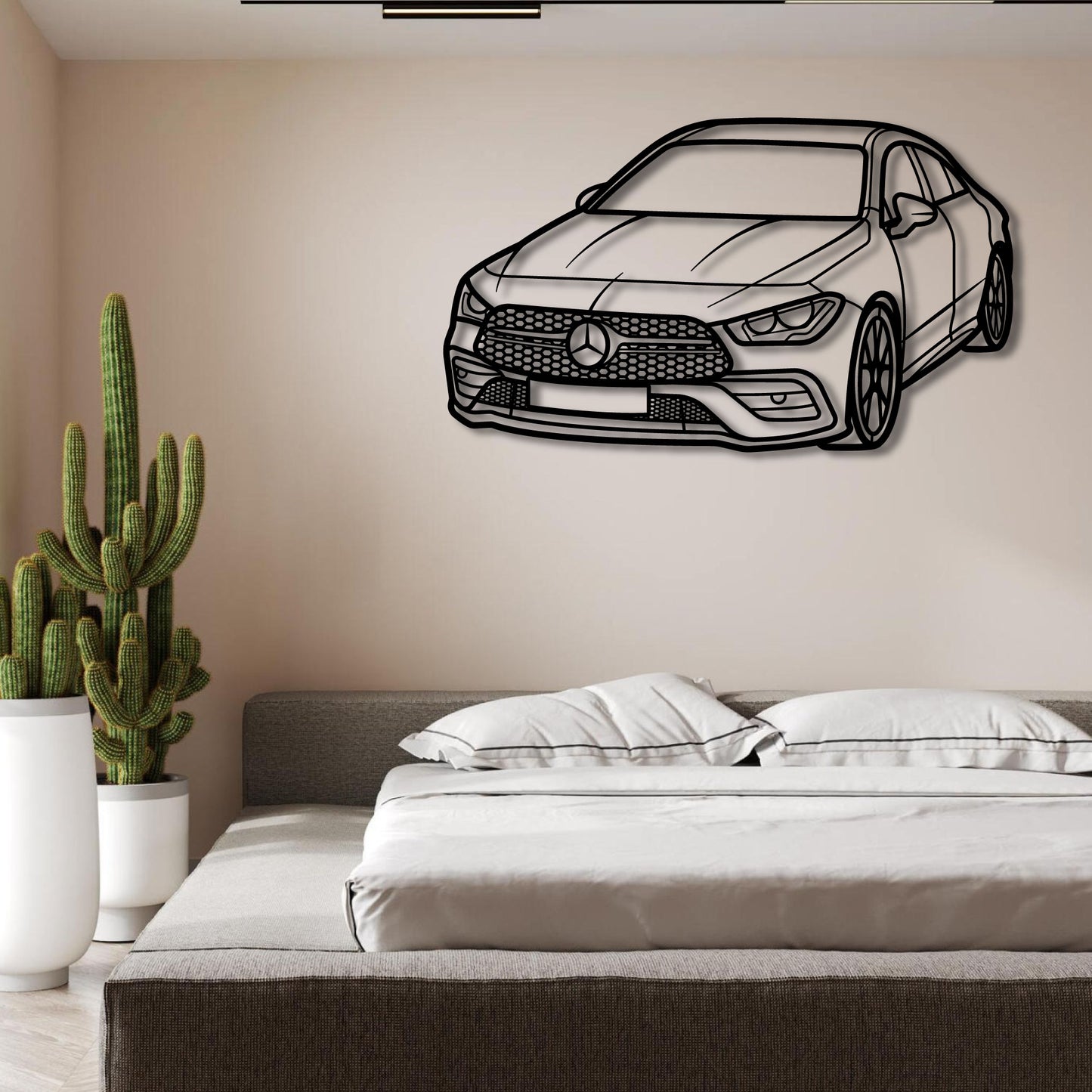 MERCEDES-AMG CLA 35 PERSPECTIVE METAL WALL ART