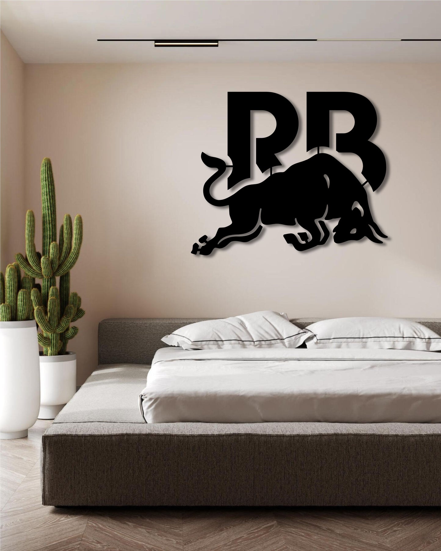 RACING BULL F1 TEAM LOGO METAL WALL ART