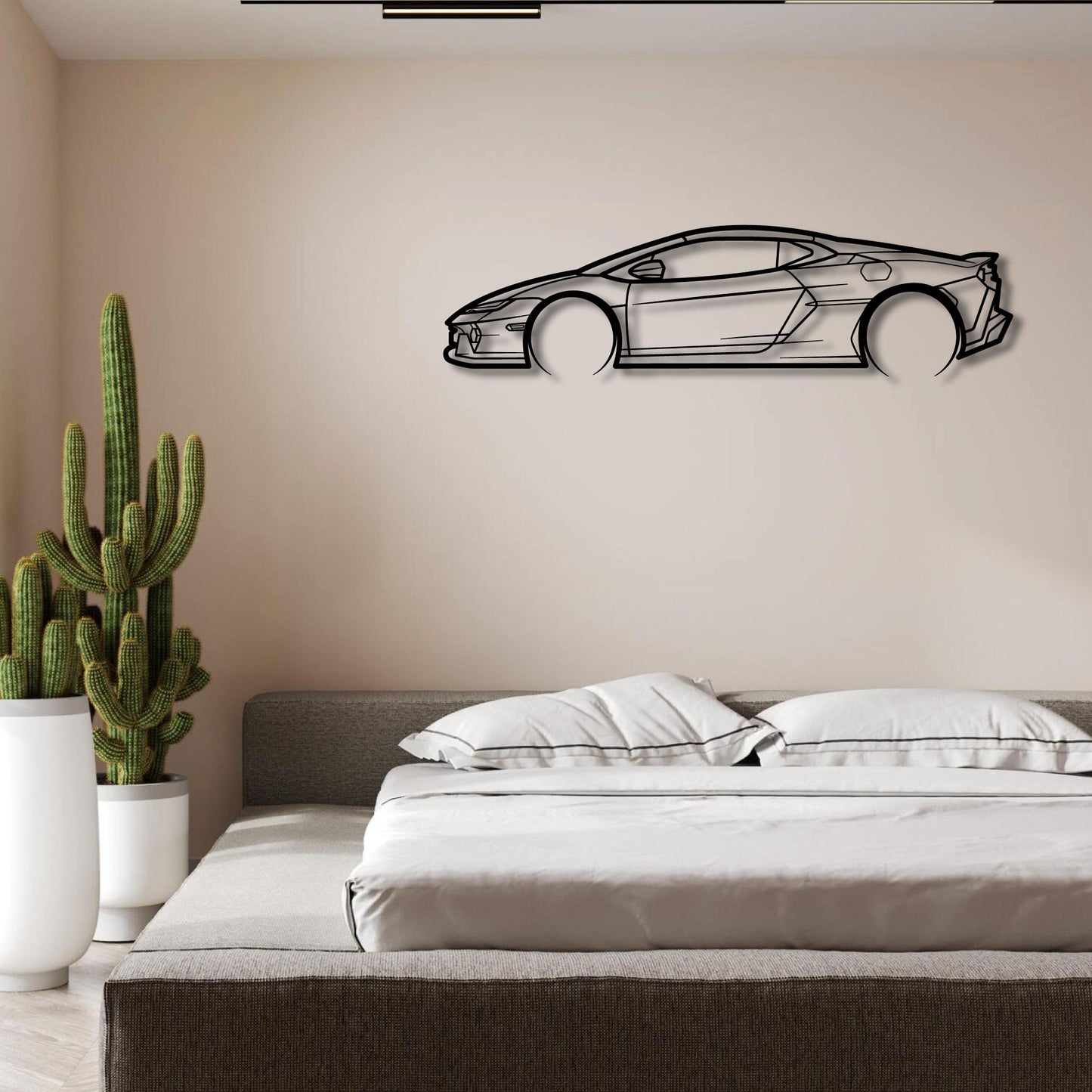 LAMBORGHINI TEMERARIO DETAILED METAL WALL ART