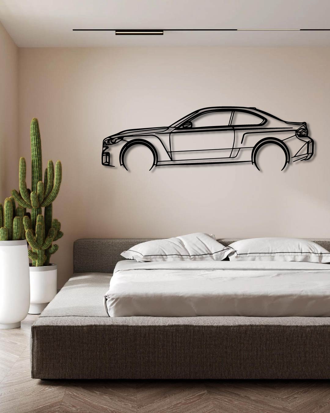 BMW M2 G87 COUPE DETAILED METAL WALL ART