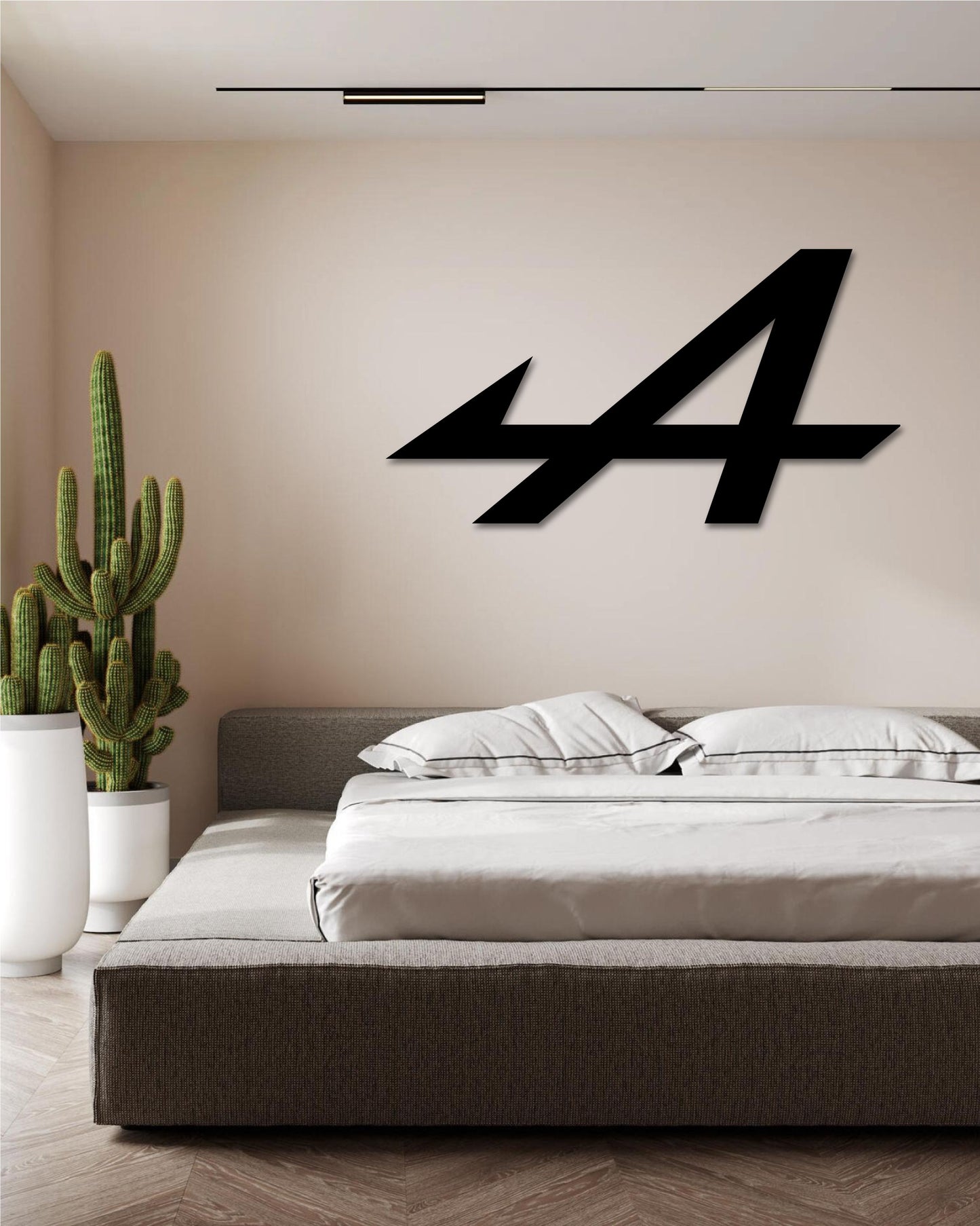 APLINE F1 TEAM LOGO METAL WALL ART