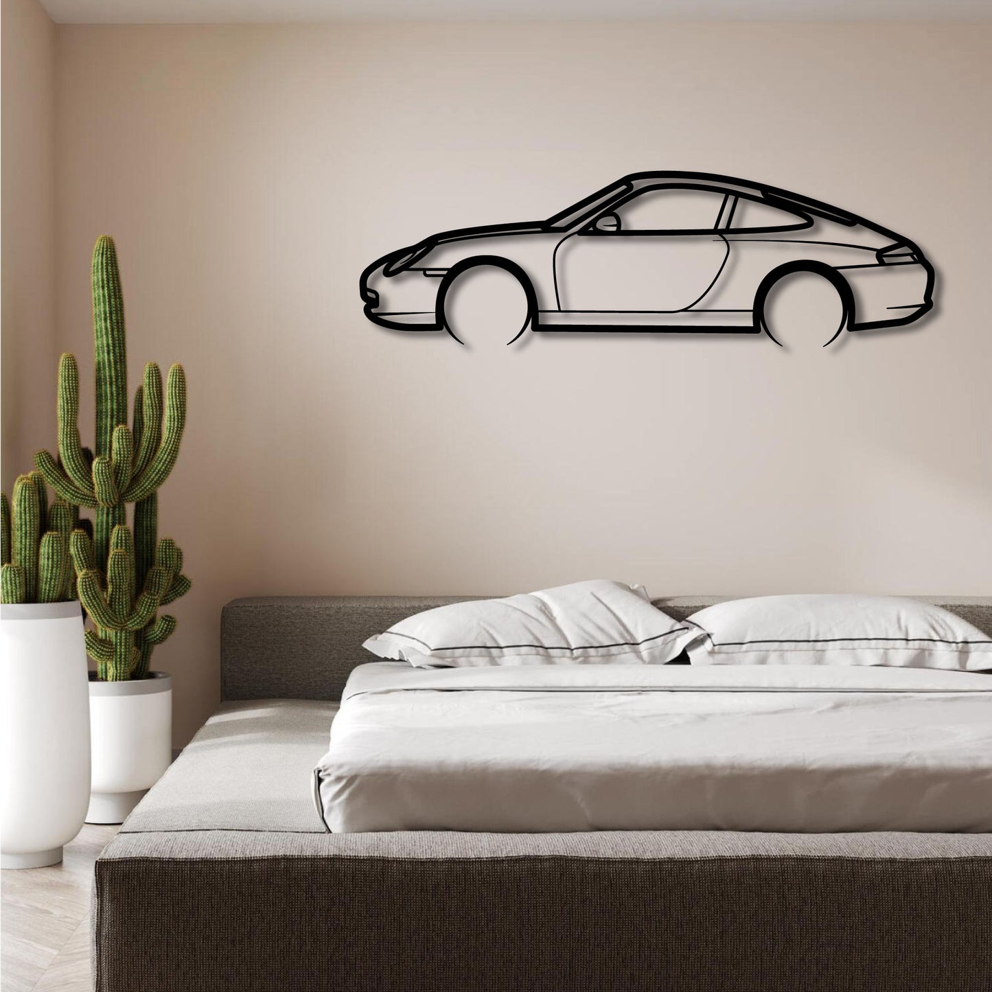 PORSCHE 911 996 CARRERA 1998 METAL WALL ART
