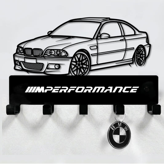 BMW E46 M3 MOD STEEL / METAL KEYHOLDER