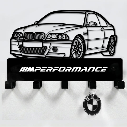 BMW E46 M3 CSL MOD STEEL / METAL KEYHOLDER