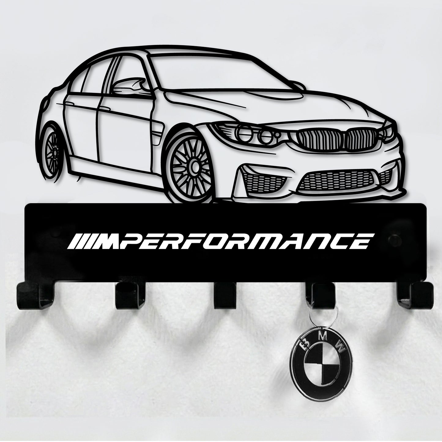 BMW F80 2 M3 MOD STEEL / METAL KEYHOLDER